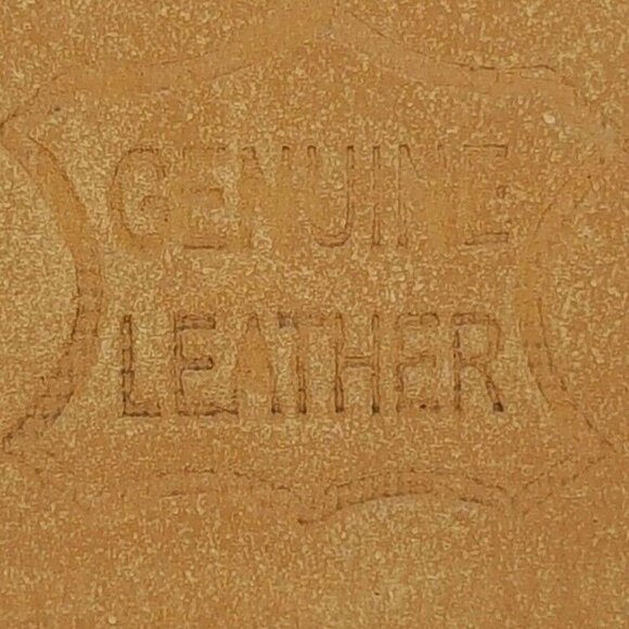 Men's Plain Black Genuine Leather Casual Dress Black 2 Belts with Silver Buckle - Picture 3 of 3